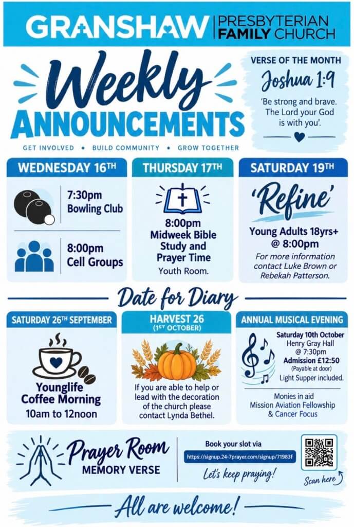 Weekly Announcements